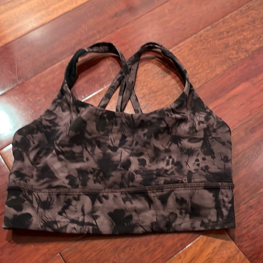 Lululemon dark purple sports bra size 4